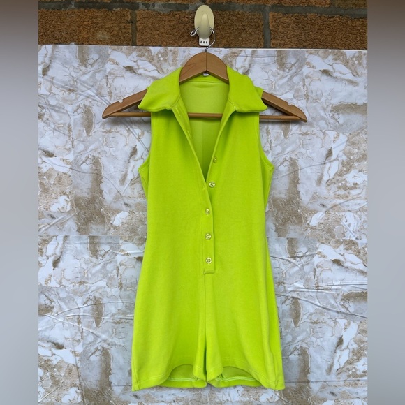 Frankies Bikinis Jane Terry playsuit romper XS - Picture 3 of 10